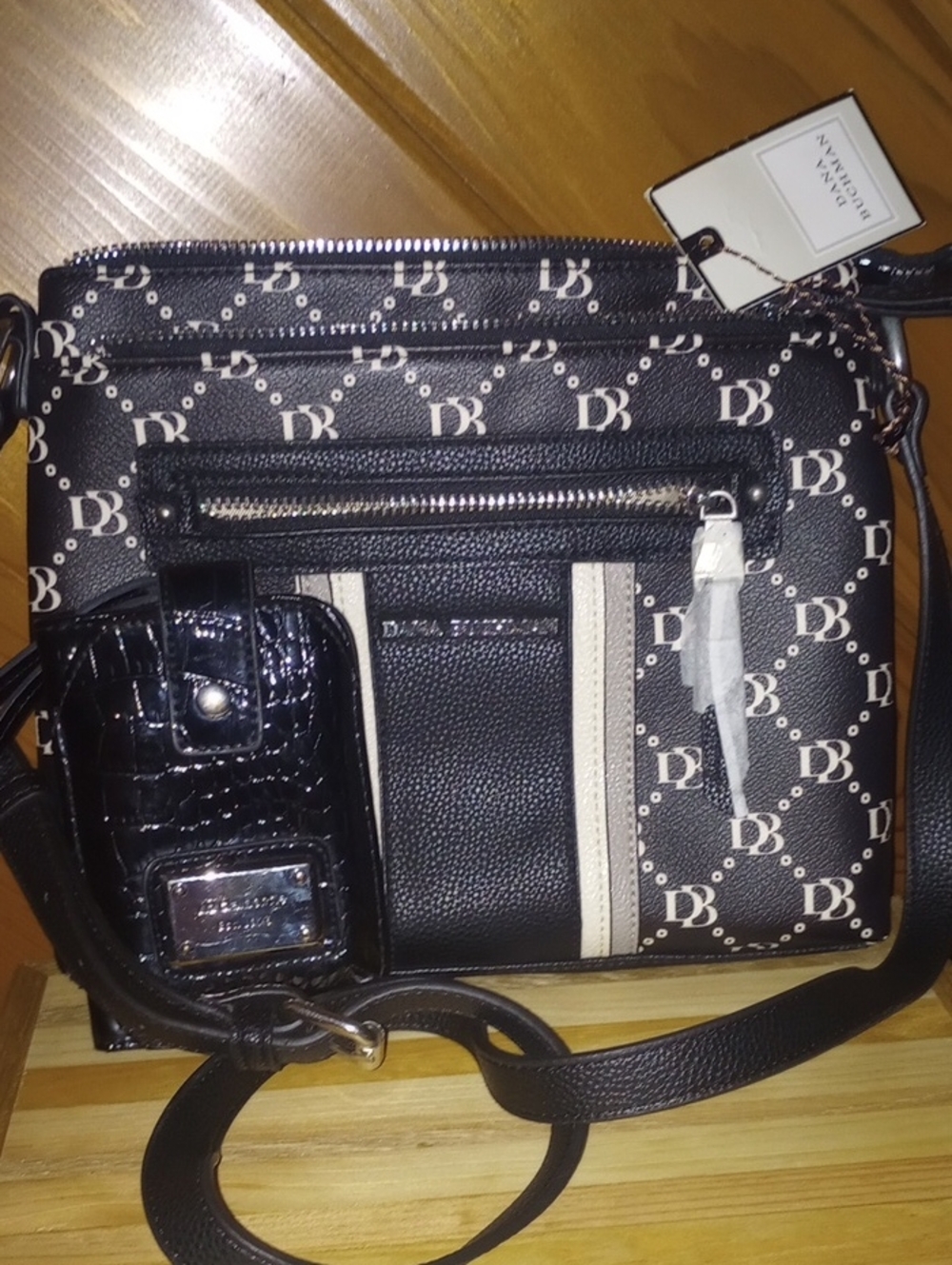 NWT Dana Buchman Black Crossbody And Liz Claiborne Wallet..Read Description!